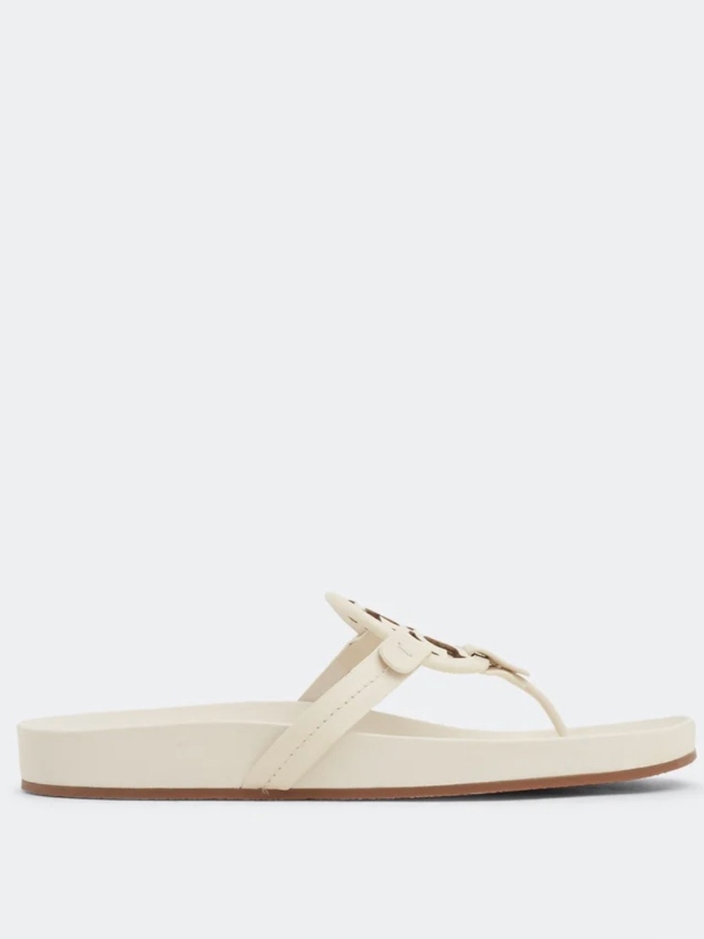 Tory Burch Miller Cloud Sandals – White – Minimal Luxury Summer Slide - Picture 2 of 8